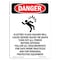 Signmission Safety Sign, OSHA Danger, 10" Height, Aluminum, Electric Flash Hazard, Portrait OS-DS-A-710-V-2549 - alternate 1